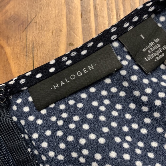 Halogen Poka Dot Dress - Picture 7 of 10